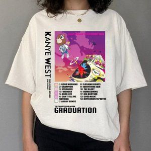 New Kanye West Graduation T-shirt, Graduation Cotton Unisex T-shirt, Kanye West